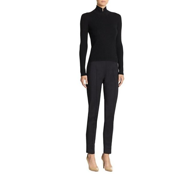 Akris Pants - Akris Techno Slim Fit Trouser Pants Navy Blue 6 business preppy classic work